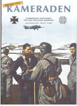 Kameraden : Unabhängige Zeitschrift für alte und junge Soldaten. Januar/Februar 2011, Heft 677