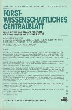 Forstwissenschaftliches Centralblatt Jg. 109, September 1990