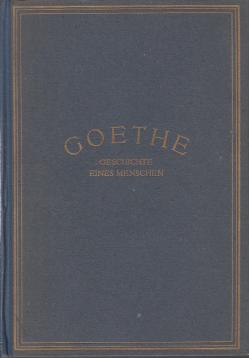 Goethe I. Geschichte eines Menschen. Erster Band.