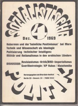 Sozialistische Politik. 2. Jahrgang, Nr. 4, Dez. 1969
