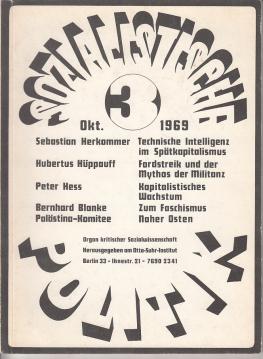 Sozialistische Politik. 1 Jahrgang, Nr. 3, Okt. 1969