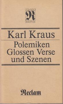 Polemiken, Glossen, Verse und Szenen