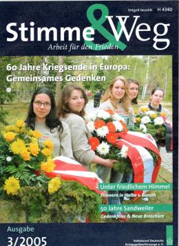 Stimme & Weg. Arbeit für den Frieden. Ausgabe 3/2005