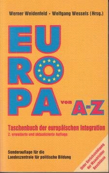 Europa von A-Z. Taschenbuch der europäischen Integration.