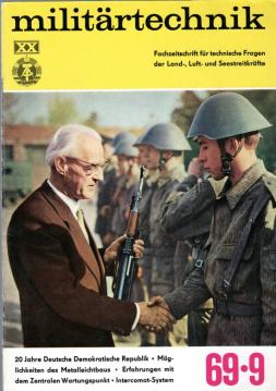 militärtechnik (mt) Fachzeitschrift für technische Fragen der Land-, Luft- und Seestreitkräfte. 9. Jahrgang. Heft 9/1969