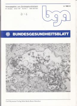 Bundesgesundheitsblatt. 34. Jahrgang (1991)