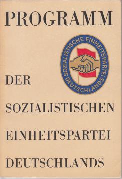 Programm der Sozialistischen Einheitspartei Deutschlands