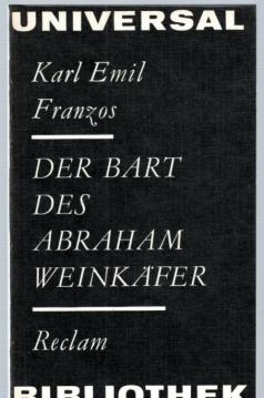 Der Bart des Abraham Weinkäfer. Erzählungen