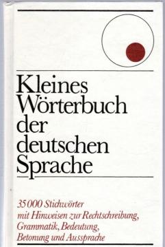 Kleines Wörterbuch der deutschen Sprache