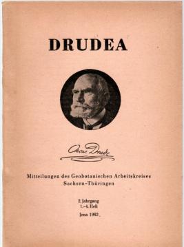 DRUDEA Mitteilung des Geobotanischen Arbeitskreises Sachsen - Thüringen, 2. Jhg., 1.-4. Heft 1962