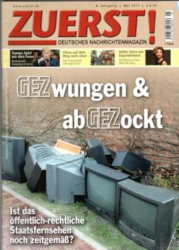Zuerst! Deutsches Nachrichtenmagazin. 8. Jhg., Mai 2017