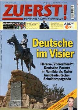 Zuerst! Deutsches Nachrichtenmagazin. 9. Jhg., Mai 2018