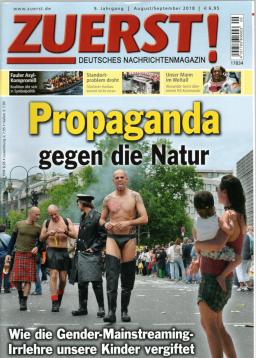 Zuerst! Deutsches Nachrichtenmagazin. 9. Jhg., Aug./Sept. 2018