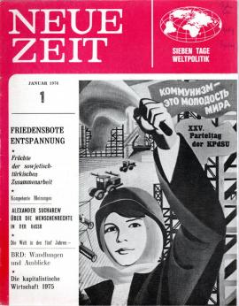 Neue Zeit : Wochenschrift für Weltpolitik Jahrgang 1976