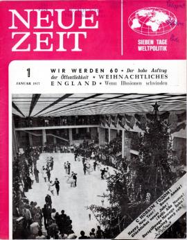 Neue Zeit : Wochenschrift für Weltpolitik Jahrgang 1977 Neue Zeit : Wochenschrift für Weltpolitik Jahrgang 1977