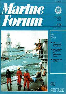 Marine Forum. Offizielles Organ der Marine-Offizier-Vereinigung. Heft 7/8 1987