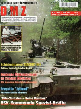 Deutsche Militärzeitschrift DMZ Nr. 33, 2003 April-Juni