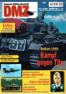 Deutsche Militärzeitschrift DMZ Nr. 72, 2009 Nov. - Dez.