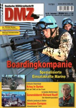 Deutsche Militärzeitschrift DMZ Nr. 95, 2013 Sep. - Okt.
