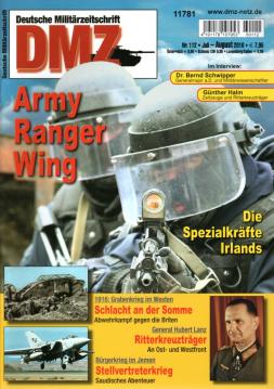 Deutsche Militärzeitschrift DMZ Nr. 112, 2016 Juli - Aug.