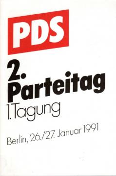 PDS 2. Parteitag - 1 Tagung - Berlin 26./27. Januar 1991