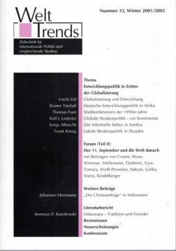 Welttrends, Nr. 33, Winter 2001/2002