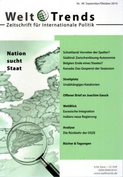 Nation sucht Staat (WeltTrends / Zeitschrift für internationale Politik)