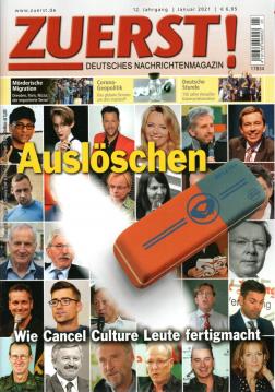 Zuerst! Deutsches Nachrichtenmagazin. 12. Jhg., Januar 2021