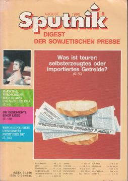 Sputnik - Digest der Sowjetischen Presse - Heft 8/1990.