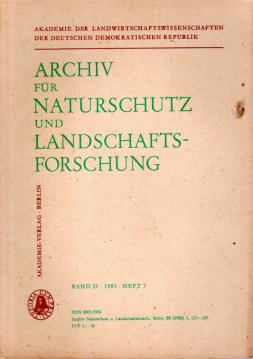 Archiv für Phytopathologie und Pflanzenschutz. Band 23 Heft 3 (1983)