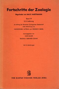 Fortschritte der Zoologie. Bd. 19, 2./3. Lieferung