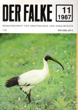 Der Falke. Monatsschrift für Ornithologie und Vogelschutz. Jahrgang 34, 11/1987