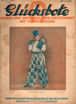Glücksbote : Roman- u. Unterhaltungszeitschrift mit Versicherung, 4.Jahrg., Nr. 3(1930)