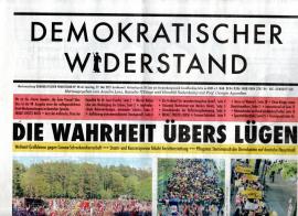 Demokratischer Widerstand. Wochenzeitung Nr. 48 ab 22. Mai 2021