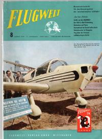 Flugwelt. Monatszeitschrift für das Gesamtgebiet der internationalen Luftfahrt. 11. Jhg., Nr. 8 (1959)