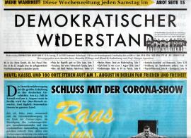 Demokratischer Widerstand. Wochenzeitung Nr. 55 ab 17. Juli 2021