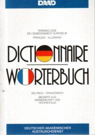 Wörterbuch Deutsch-Französisch / Francaise-Allemand. Begriffe aus Wissenschaft und Hochschule