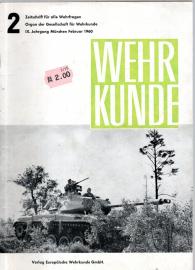 WEHRKUNDE : Zeitschrift für alle Wehrfragen. IX. Jahrgang, Heft 2(1960)