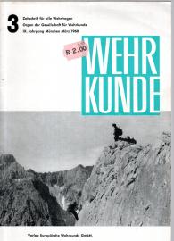WEHRKUNDE : Zeitschrift für alle Wehrfragen. IX. Jahrgang, Heft 3(1960)
