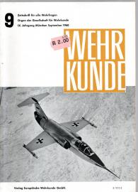 WEHRKUNDE : Zeitschrift für alle Wehrfragen. IX. Jahrgang, Heft 9(1960)