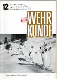 WEHRKUNDE : Zeitschrift für alle Wehrfragen. IX. Jahrgang, Heft 12(1960)