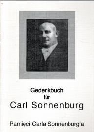 Gedenkbuch für Carl Sonnenburg. Pamieci Carla Sonnenburg'a [Deustch - Polnisch]