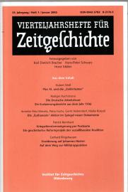 Vierteljahreshefte für Zeitgeschichte. 53. Jahrgang 2005, komplett in 4 Hefte u. Bibliographie
