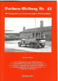 Barbara-Meldung Nr. 43: Mitteilungsblatt zur brandenburgischen Militärgeschichte