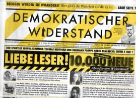 Demokratischer Widerstand. Wochenzeitung Nr. 67 ab 30. Oktober 2021