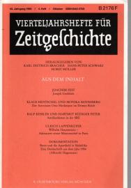 Vierteljahreshefte für Zeitgeschichte. 43. Jahrgang 1995. - 4. Heft / Oktober 
