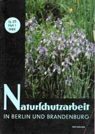 Naturschutzarbeit in Berlin und Brandenburg. Jg. 25, Heft 1 (1989)