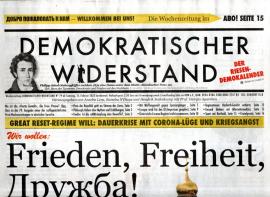 Demokratischer Widerstand. Wochenzeitung Nr. 79 ab 12. Febr. 2022