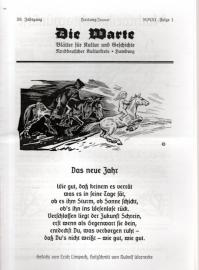 Die Warte : Blätter für Kultur und Geschichte. 38. Jahrgang MMXI Folge 1 - 12 (inkomplett)