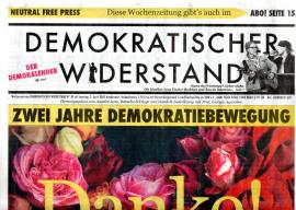 Demokratischer Widerstand. Wochenzeitung Nr. 85 ab  2. April 2022